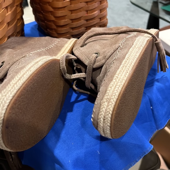 Beautiful Crown Vintage MAC Suede Wedge Boots. - Picture 10 of 10